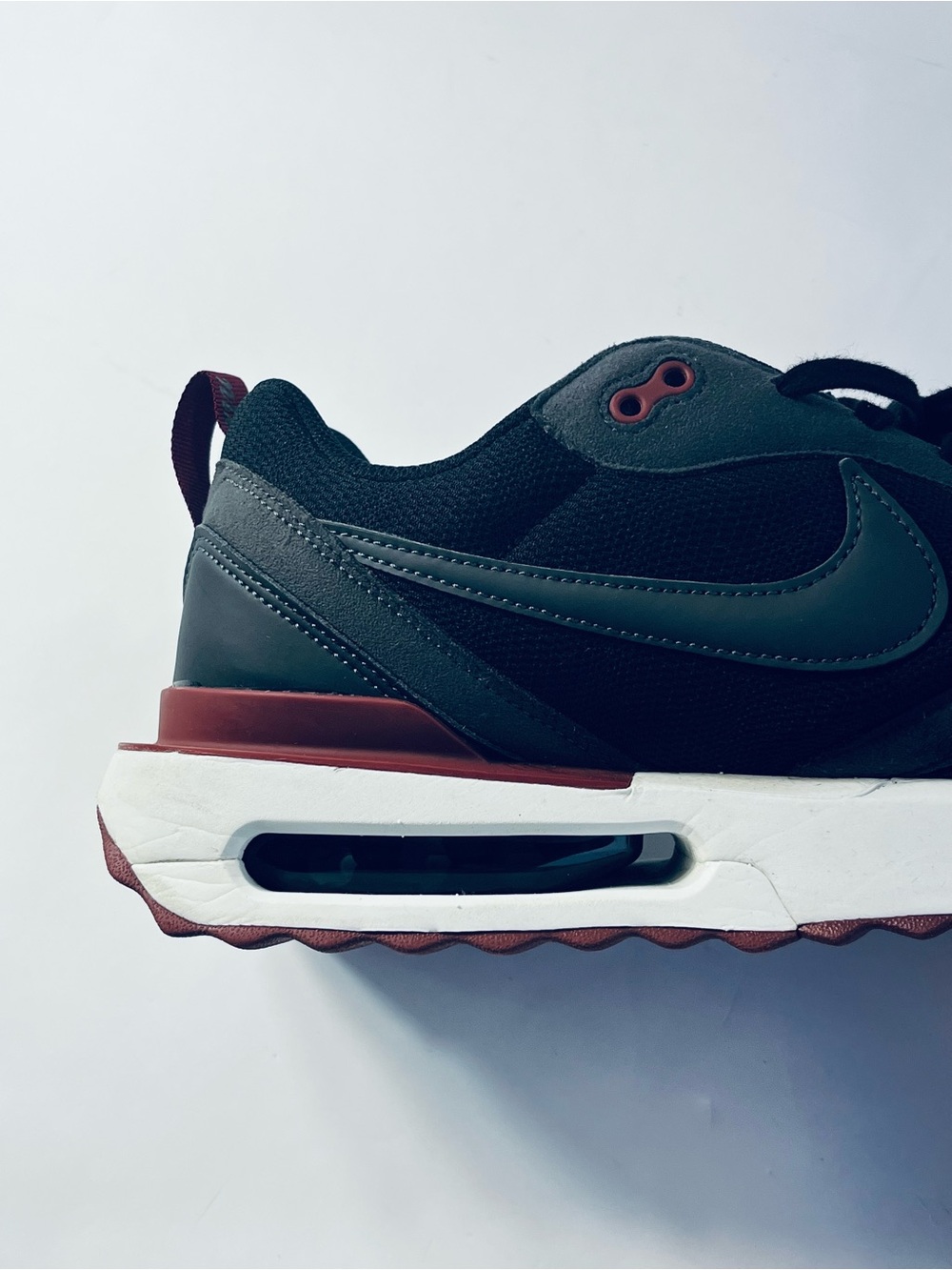 Nike Air Max Dawn Athletic Shoes #DQ3991-001 Black White Burgundy Men’s :10 - Picture 12 of 15